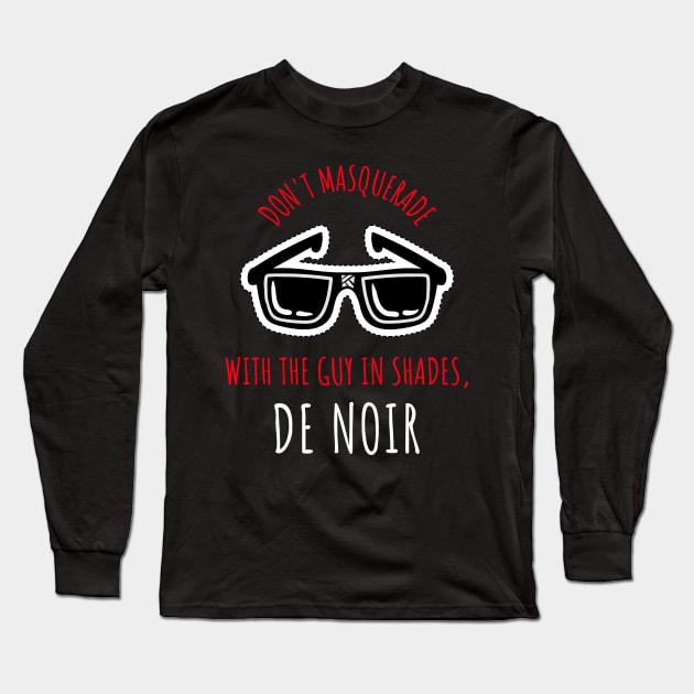 guy in the shades de noir Long Sleeve T-Shirt by 2 souls